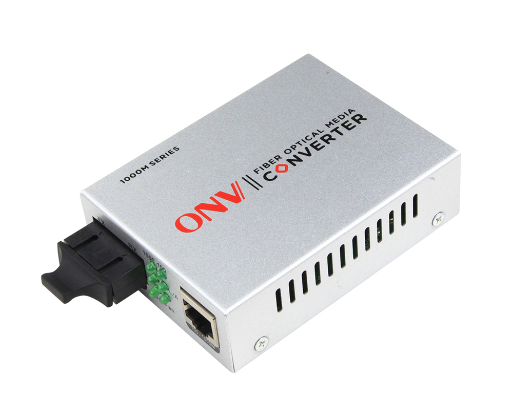 Gigabit 4port singlemode dual fiber media converterOptical Fiber
