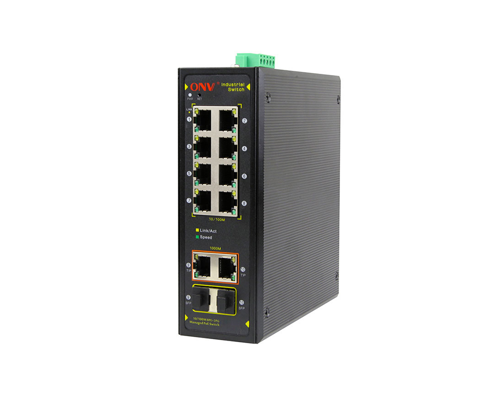 Gigabit uplink 10port managed industrial switchIndustrial
