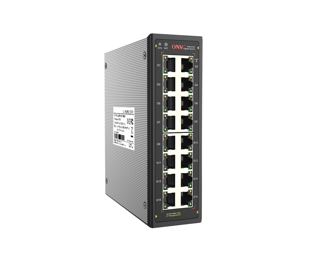 Full gigabit 16port managed industrial switchIndustrial