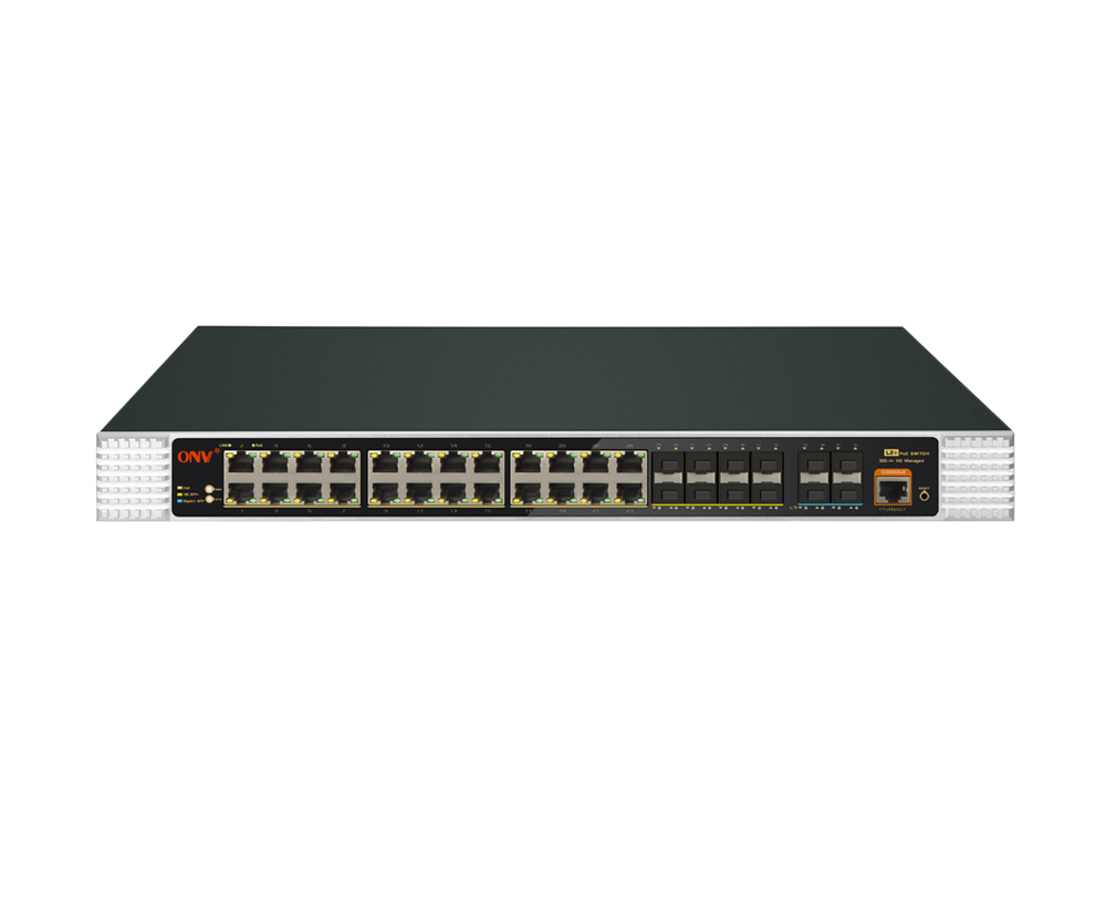 10G uplink 36-port L2+ managed industrial PoE switch