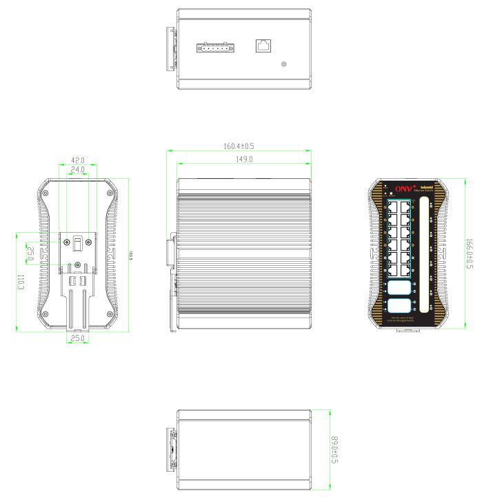 24-port L2+ managed industrial Ethernet switch,24-port industrial switch