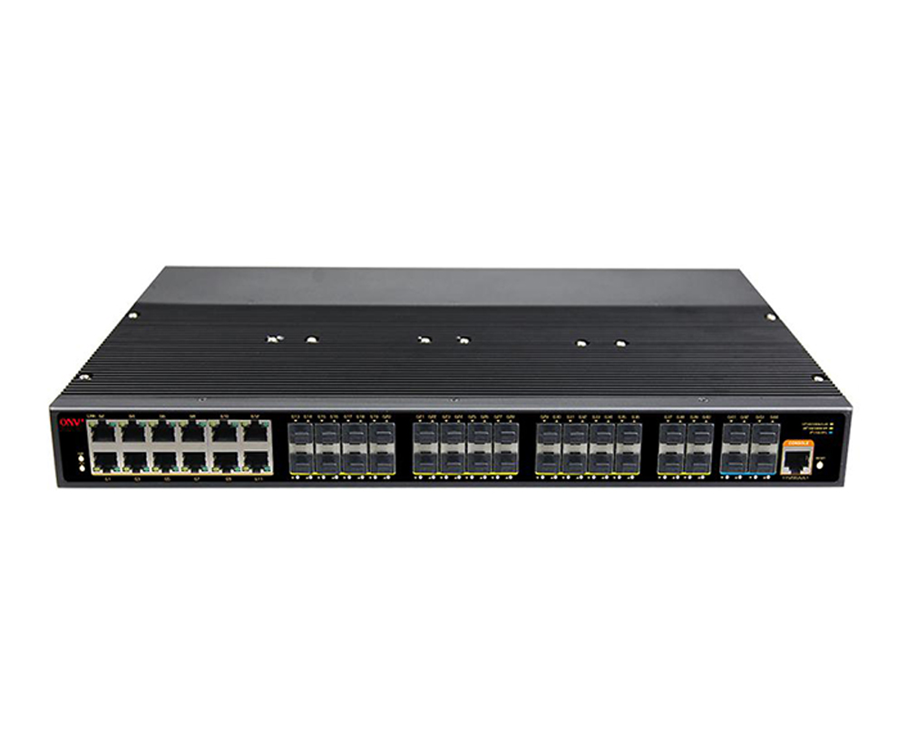 10G uplink 44-port managed industrial Ethernet Fiber switch
