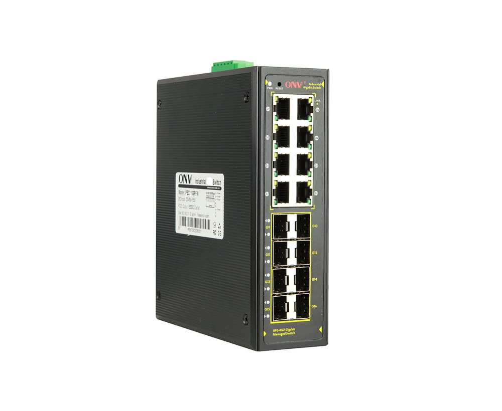 Full gigabit 16-port managed industrial Ethernet switch-Industrial