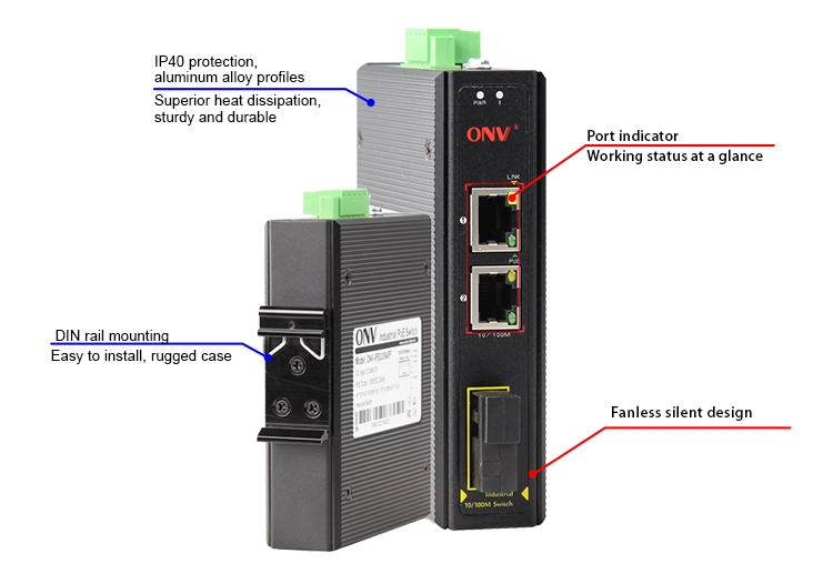 3-port 10/100M industrial PoE switch,industrial PoE switch, industrial switch