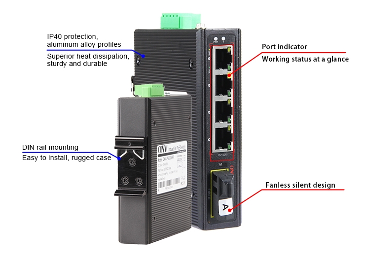 5-port 10/100M industrial PoE switch,industrial PoE switches,industrial switch