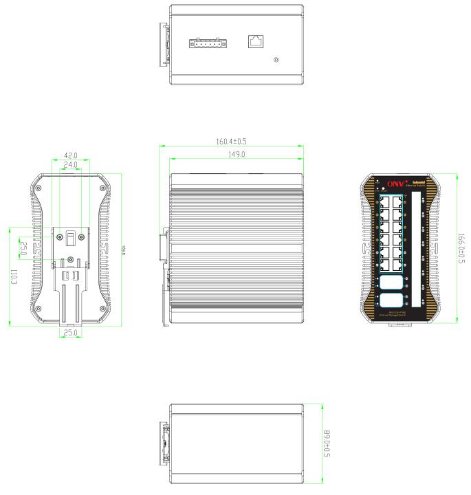 24-port 10G uplink managed industrial Ethernet fiber switch,industrial switch