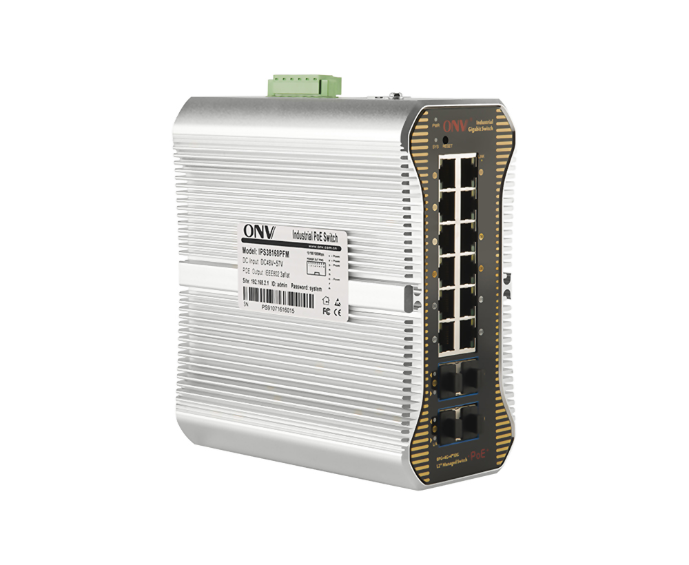 10G uplink 16-port L2+ managed industrial PoE switch