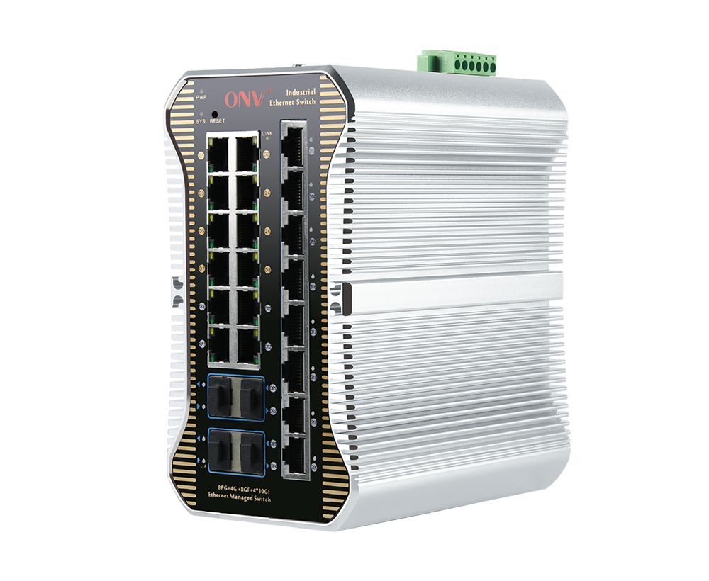 10G uplink 24port managed industrial fiber switchIndustrial