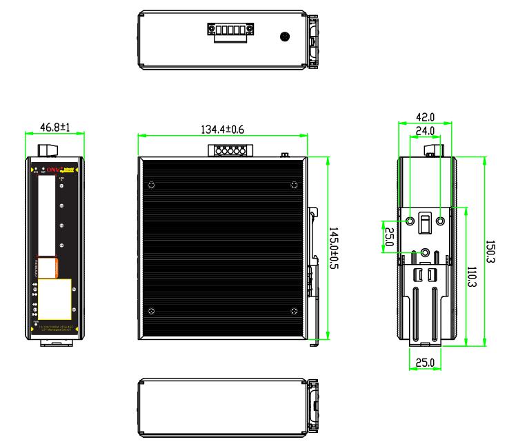 8-port gigabit managed industrial Ethernet switch,industrial Ethernet switch