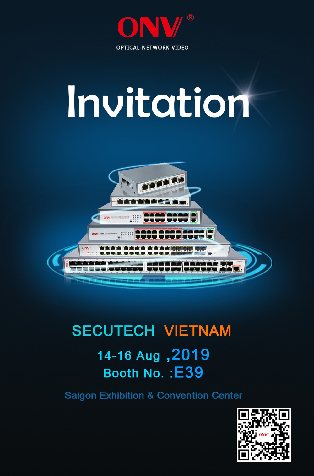 PoE switch at SECUTECH VIETNAM,PoE switch