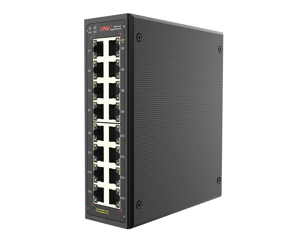 Gigabit 16port L2+ managed industrial switchIndustrial