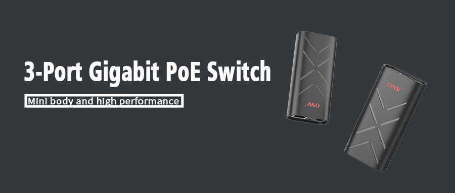 [New Product] 3-port Gigabit PoE Switch