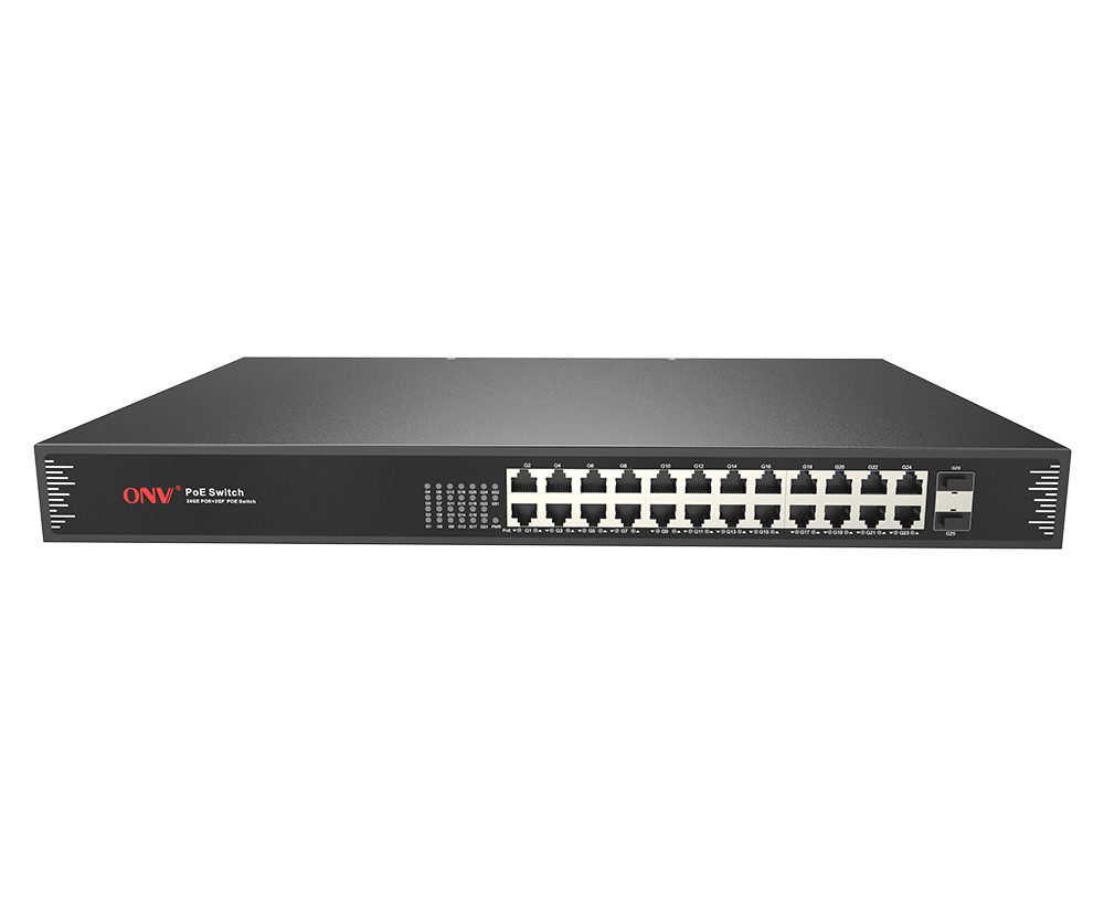 Full gigabit 26-port PoE switch