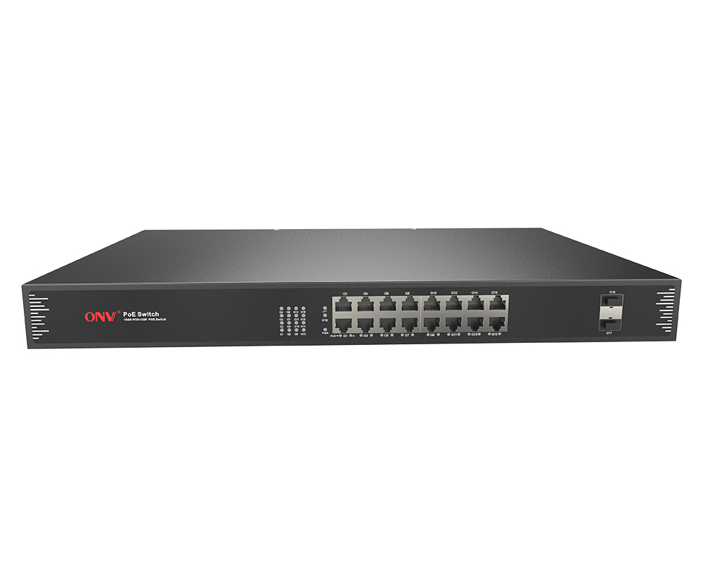 Full gigabit 18-port PoE switch