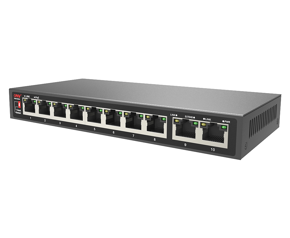 High Quality 1 Fiber Optical Port RJ45 2 Ports Network 10M 100M Industrial  Ethernet PoE Switch