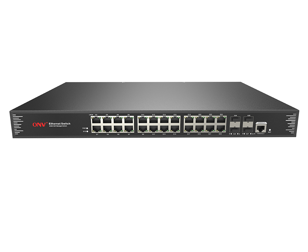 Full gigabit 28-port managed Ethernet switch