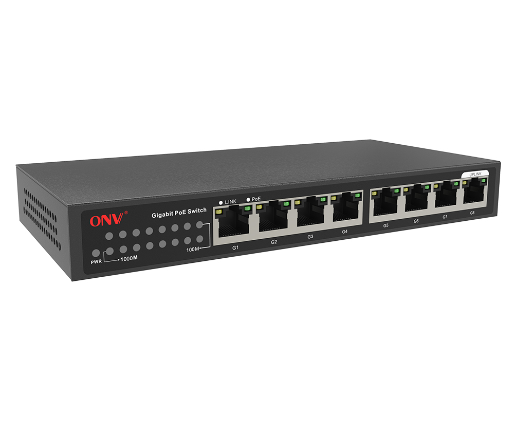 Full gigabit 8-port PoE switch-PoE Switch