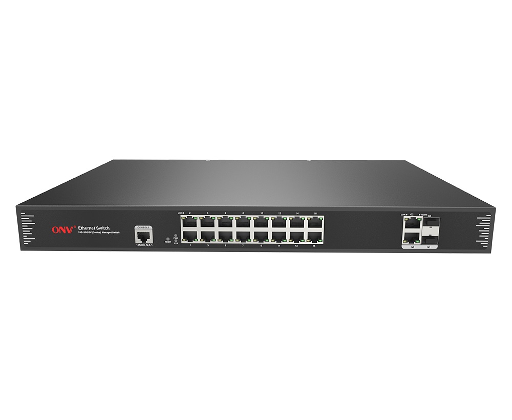 Gigabit uplink 18-port  managed Ethernet switch