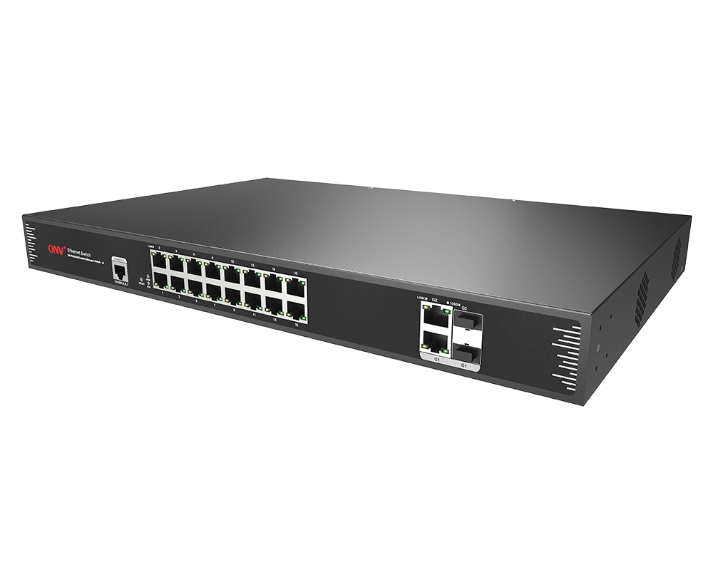 Ethernet Switch with 10Gb Uplink or 1Gb Uplink