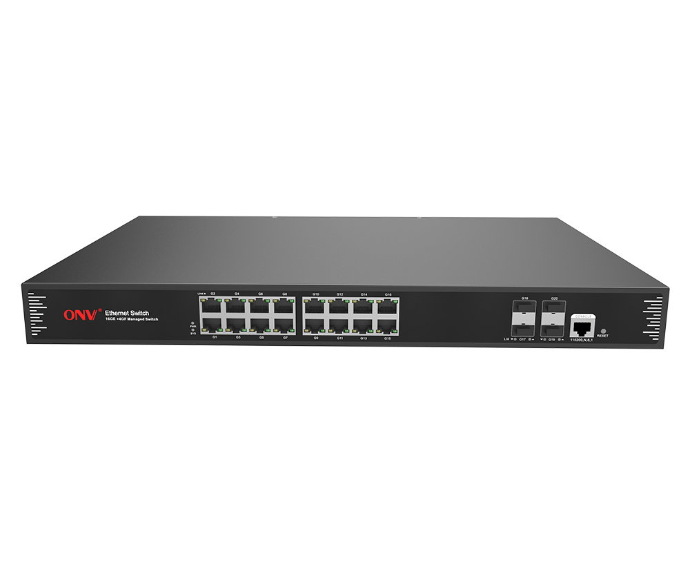 Full gigabit 20-port managed Ethernet switch