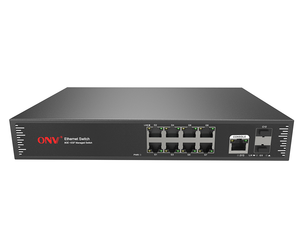 Full gigabit 10-port managed Ethernet switch