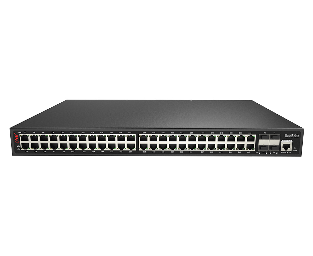 10G uplink 52-port L3 managed Ethernet fiber switch