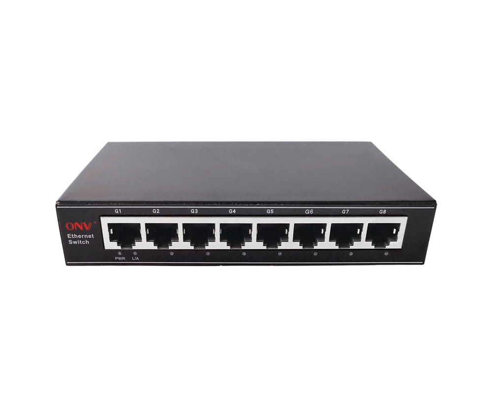 Full gigabit 8-port ethernet switch