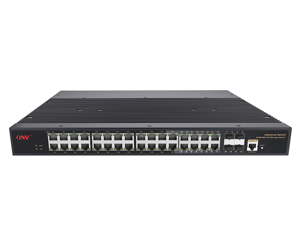 10G uplink 36-port L3 managed industrial Ethernet switch