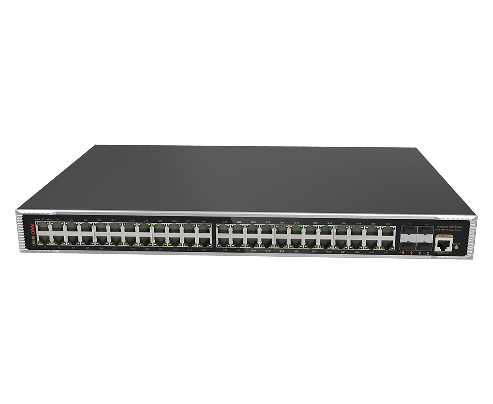 10G uplink 52-port L3 managed industrial PoE switch