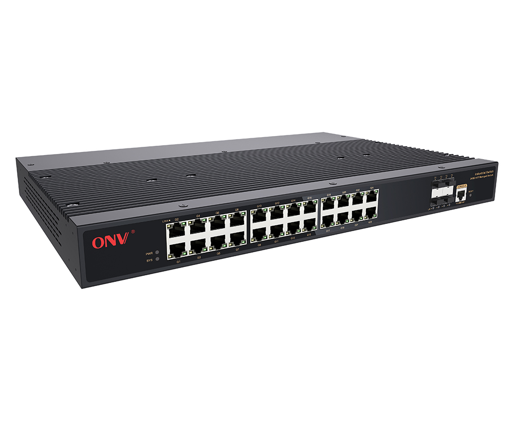 Industrial 8 Ports Full Gigabit Managed POE Switch with DC12~57V Input