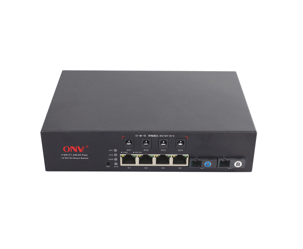 Full gigabit 6-port E managed ring network switch