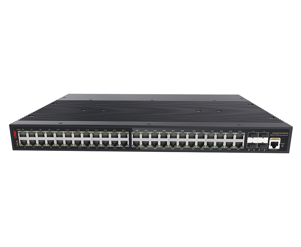 10G uplink 52-port L3 managed industrial Ethernet switch