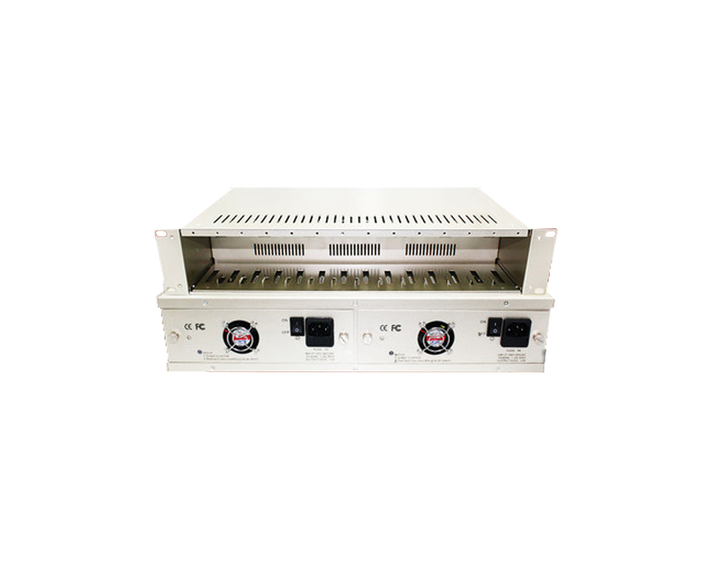 14-slot Fiber Media Converter 2U Rack