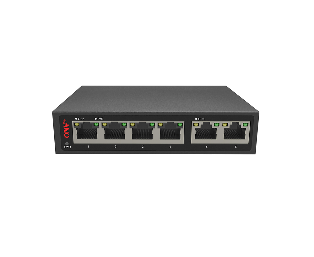 10/100M 6-port bt PoE switch