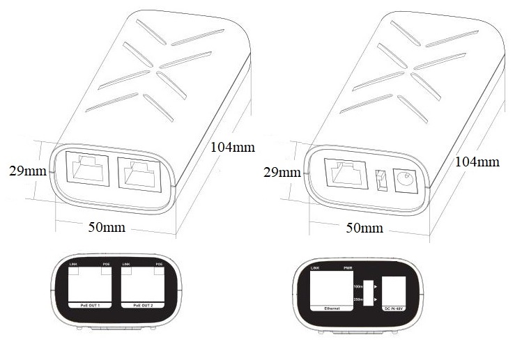 3-port 10/100M PoE switch, PoE switch, PoE switches