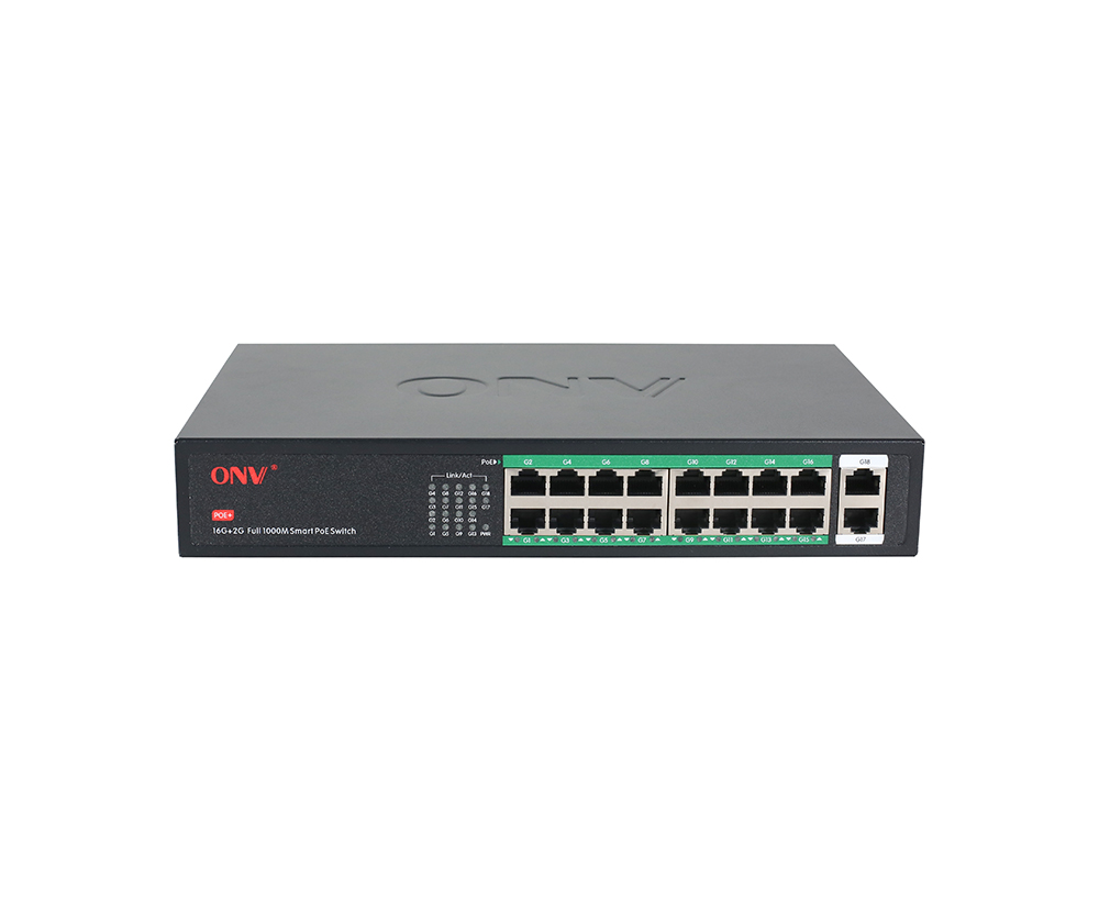 Full Gigabit 18-port PoE switch