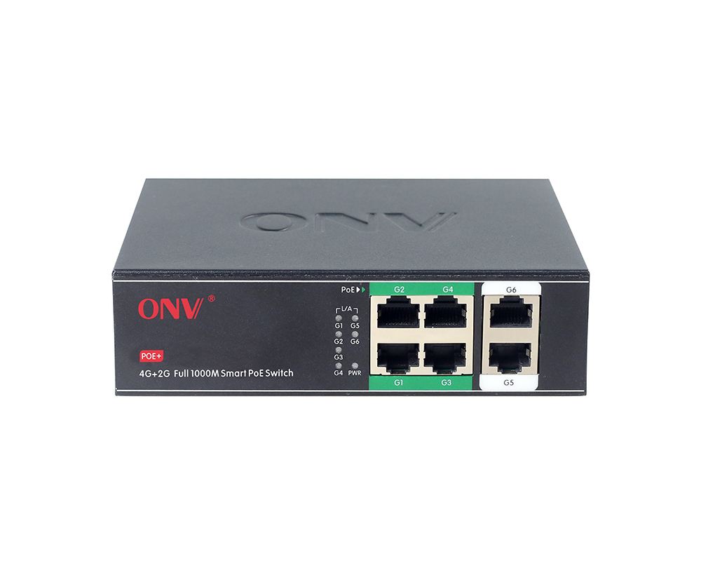 Full gigabit 6-port PoE switch