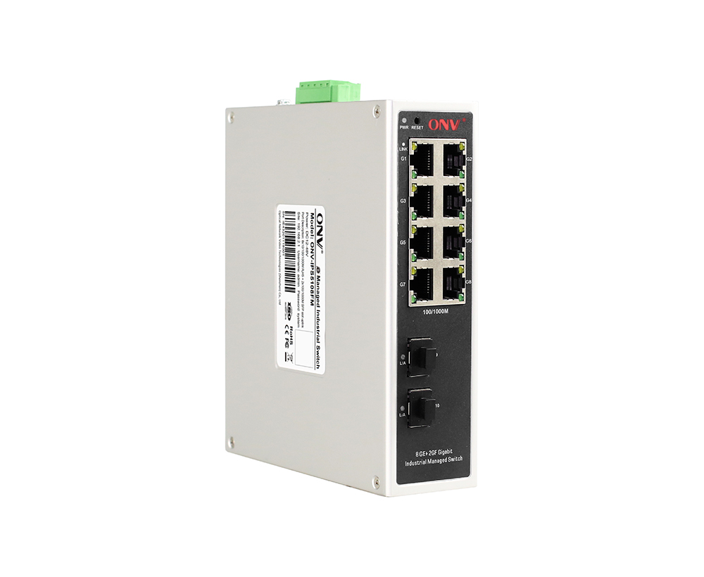 Full gigabit 10-port Easy managed industrial Ethernet switch