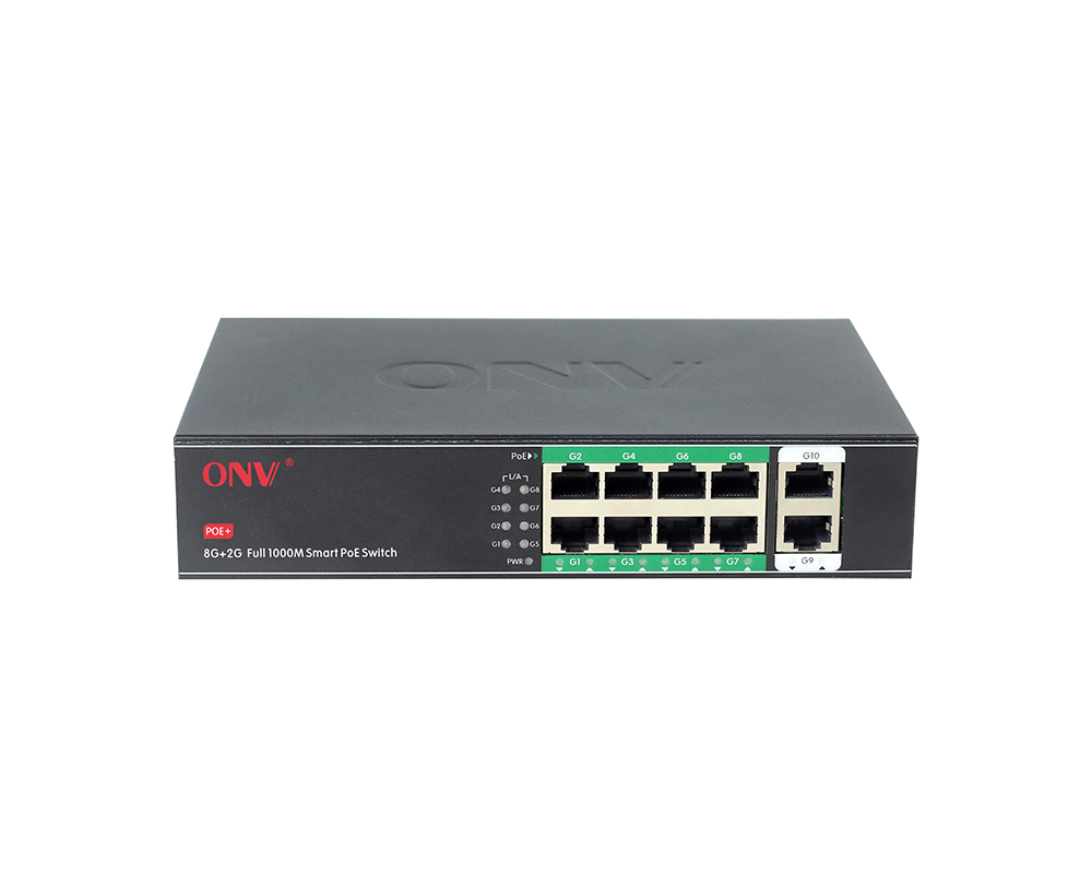 Full gigabit 10-port PoE switch