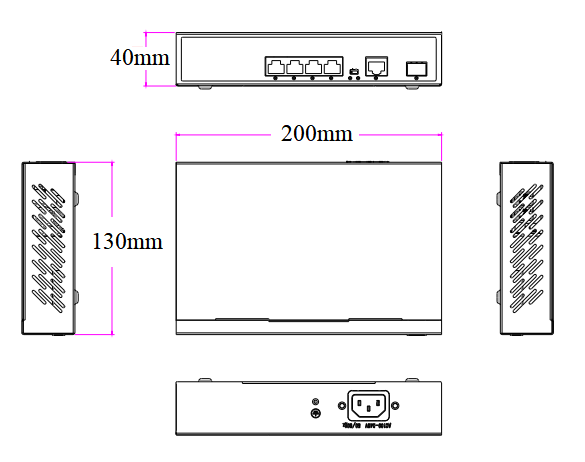 PoE switch, PoE switch watchdog, PoE switch 6 port