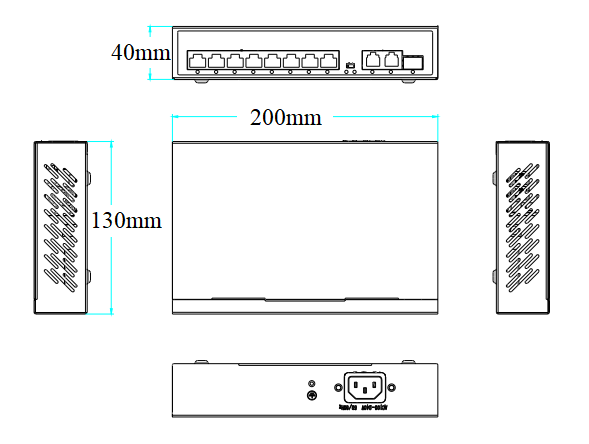 PoE switch, PoE switch watchdog, PoE switch 11 port