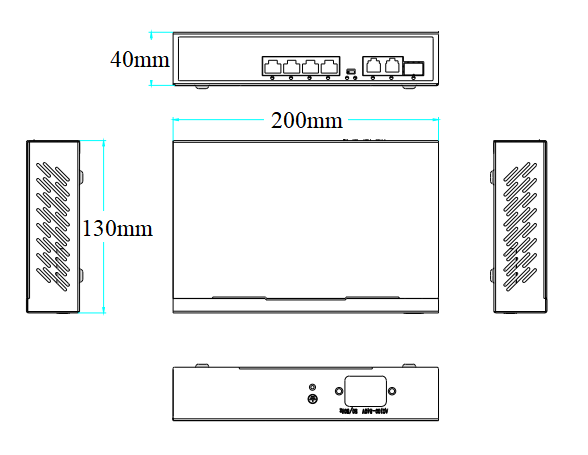 PoE switch, PoE switch watchdog, PoE switch 7 port