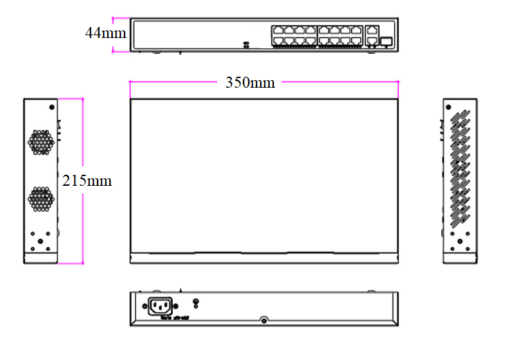 PoE switch, PoE switch watchdog, PoE switch 19 port