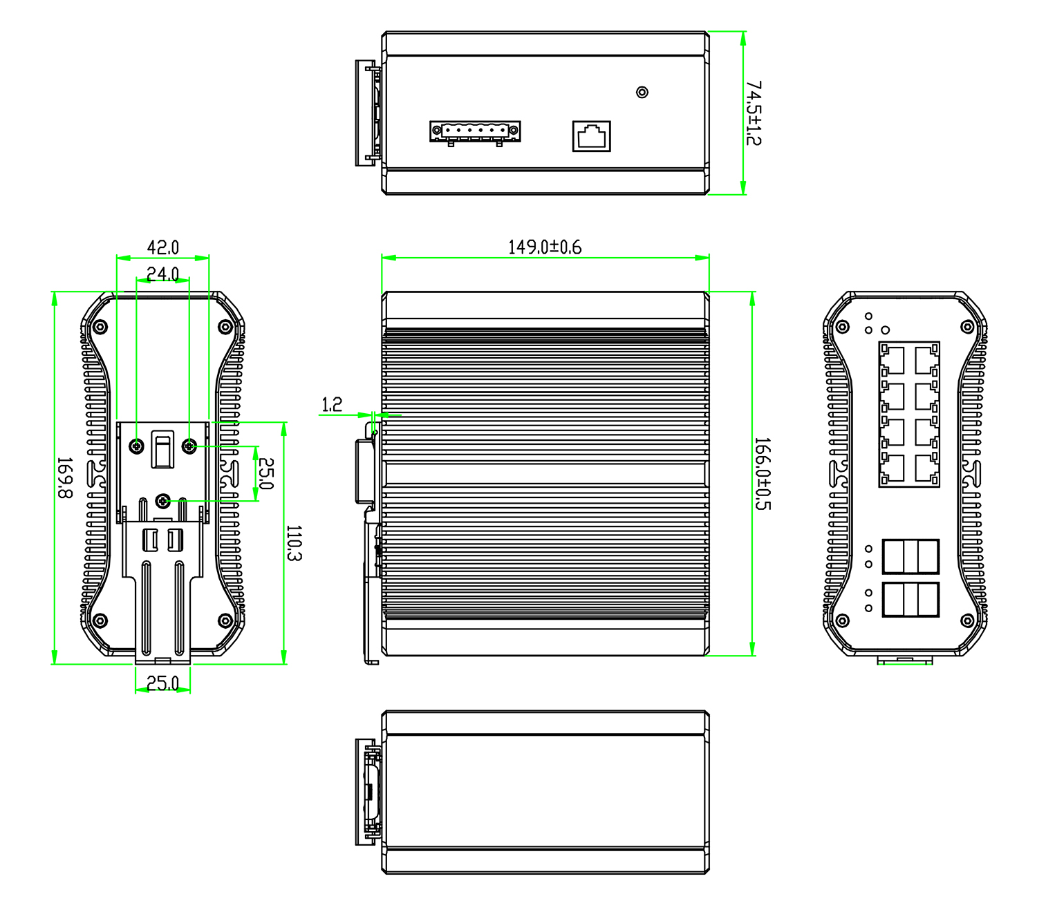 managed industrial Ethernet switch, industrial Ethernet switch, Ethernet switch，