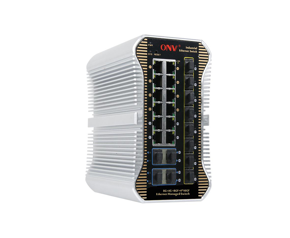 10G uplink 24-port L2+ managed industrial Ethernet switch