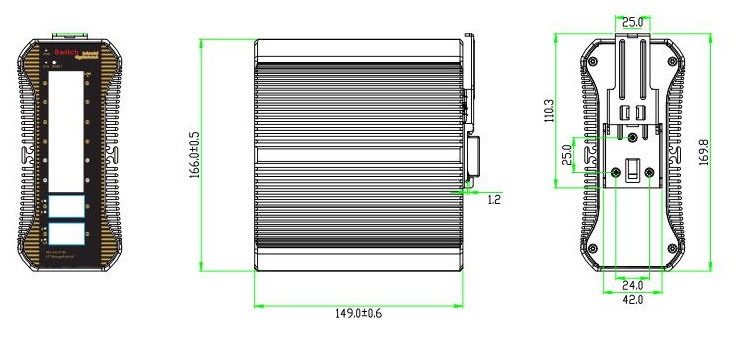 industrial switch, industrial Ethernet switch，managed industrial Ethernet switch