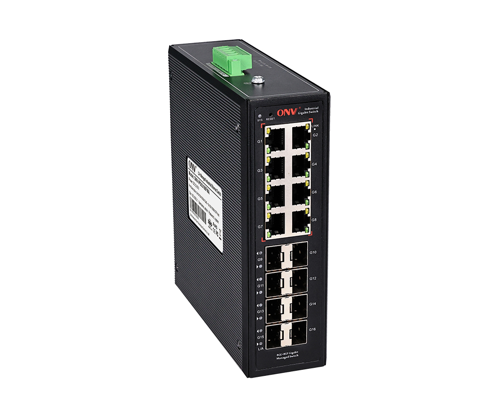 Gigabit 16-port Easy managed industrial Ethernet switch