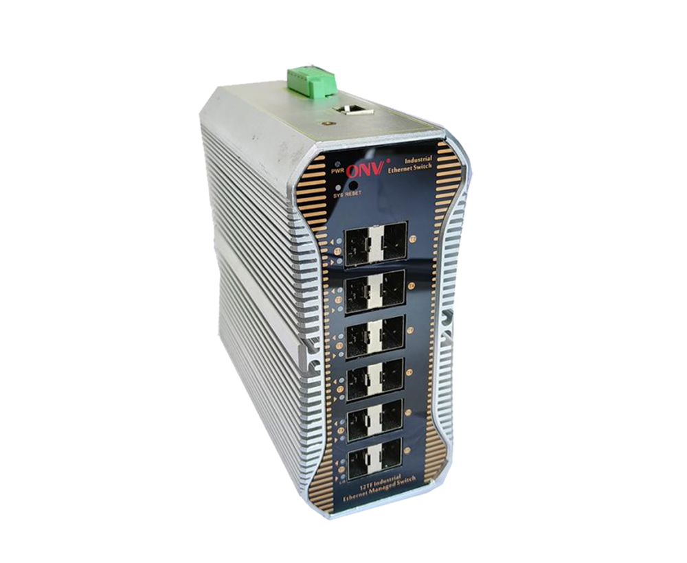 10G 12-port L3 managed industrial Ethernet switch