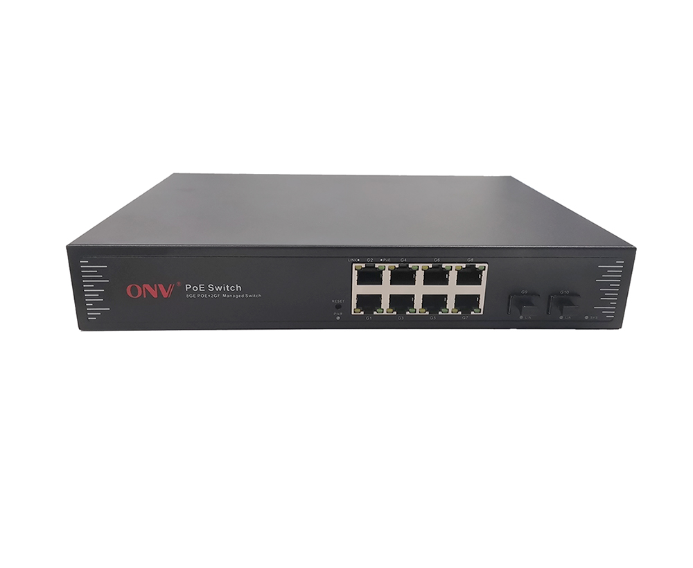 Gigabit 10-port Easy managed PoE switch