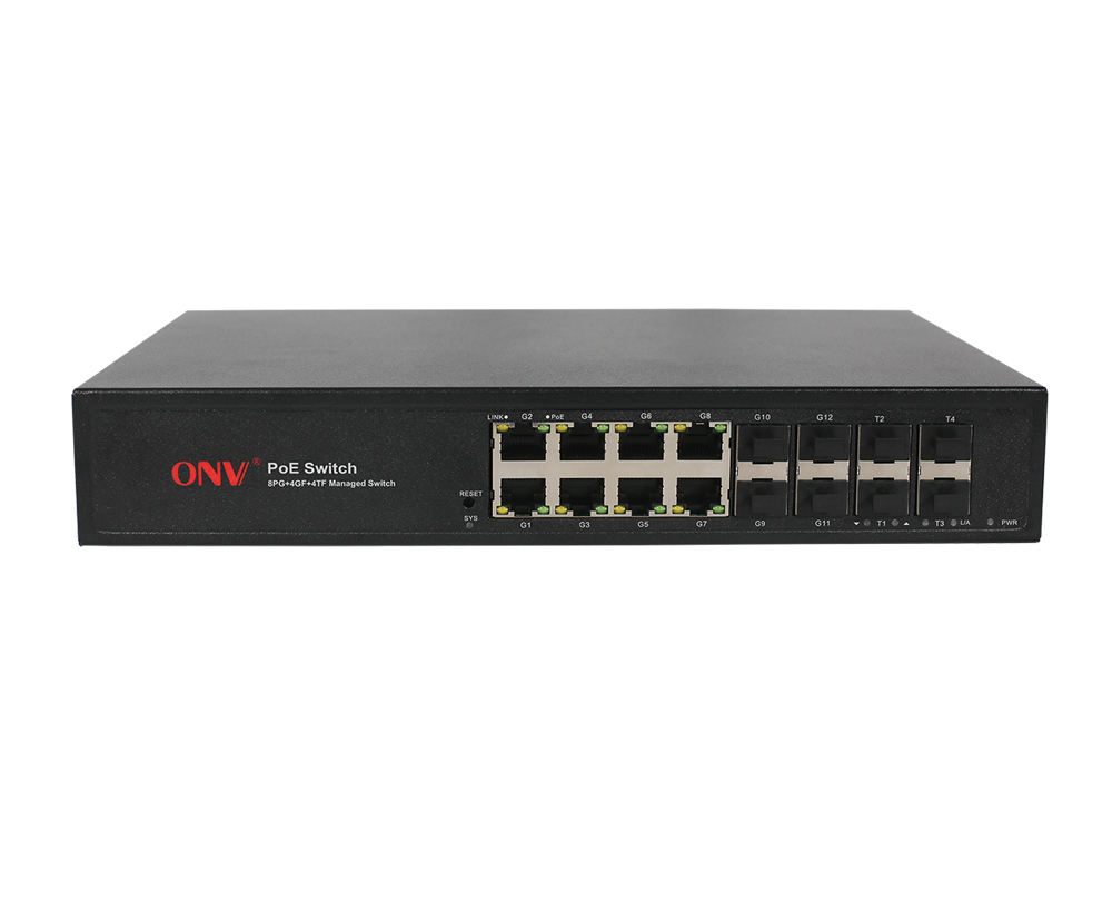 10G uplink 16-port L3 managed PoE switch
